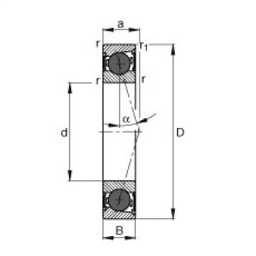 FAG Spindle bearings - HCB7012-C-2RSD-T-P4S