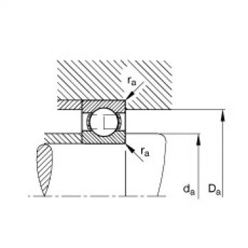 FAG Deep groove ball bearings - 16008