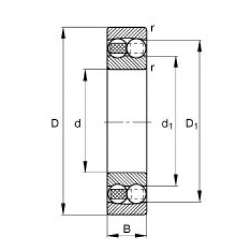 FAG Self-aligning ball bearings - 1214-TVH