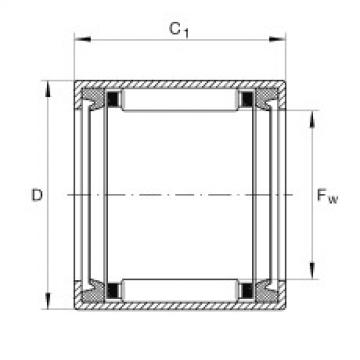 FAG Drawn cup needle roller bearings with open ends - SCE148-PP