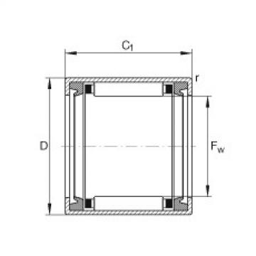 FAG Drawn cup needle roller bearings with open ends - HK2820-2RS