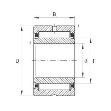 FAG Needle roller bearings - NKI90/36-XL