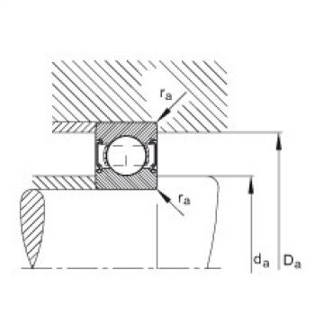 FAG Deep groove ball bearings - 6301-C-2HRS