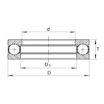 FAG Axial deep groove ball bearings - 912