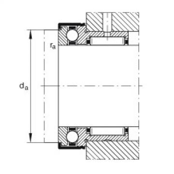 FAG Needle roller/axial ball bearings - NKX25-Z-XL