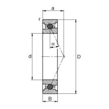 FAG Spindle bearings - HC7018-E-T-P4S