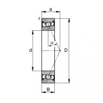 FAG Spindle bearings - HSS7015-E-T-P4S