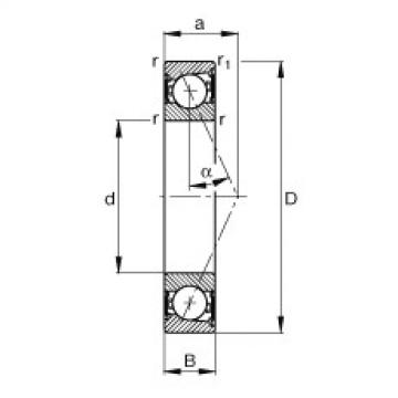 FAG Spindellager - B7011-E-2RSD-T-P4S