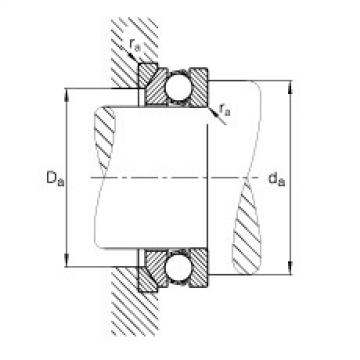 FAG Axial deep groove ball bearings - 53218 + U218