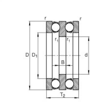 FAG Axial deep groove ball bearings - 52310