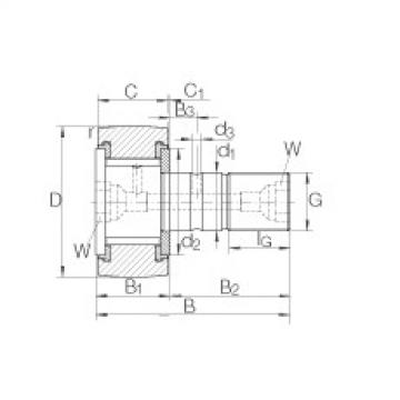 FAG Stud type track rollers - KRV30-PP