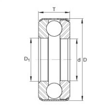 FAG Axial deep groove ball bearings - B26