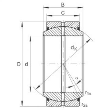 FAG Radial spherical plain bearings - GE70-DO-2RS