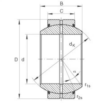 FAG Radial spherical plain bearings - GE50-FO-2RS