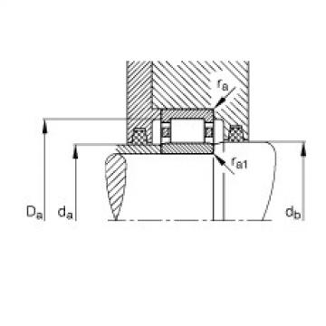 FAG Cylindrical roller bearings - NU1016-XL-M1