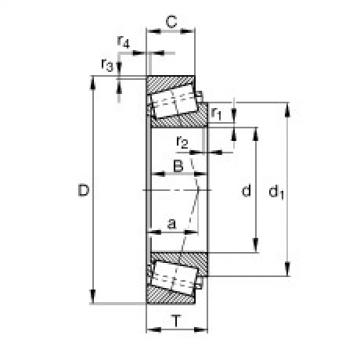 FAG Tapered roller bearings - 30206-XL