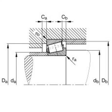 FAG Tapered roller bearings - 30212-XL