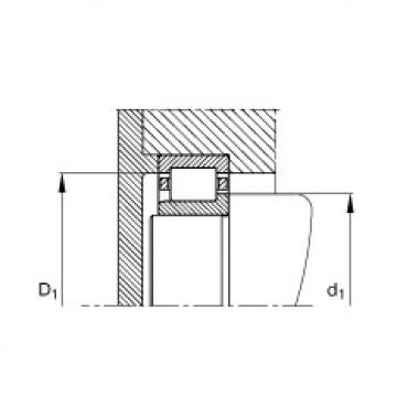 FAG Cylindrical roller bearings - NJ2203-E-XL-TVP2