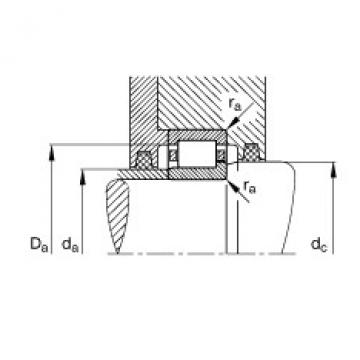 FAG Cylindrical roller bearings - NJ214-E-XL-TVP2 + HJ214-E