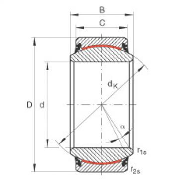 FAG Radial spherical plain bearings - GE40-UK-2RS