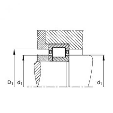 FAG Cylindrical roller bearings - NUP213-E-XL-TVP2