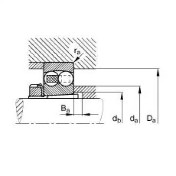 FAG Self-aligning ball bearings - 2206-K-TVH-C3 + H306