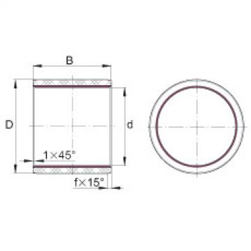 FAG Plain bushes - ZWB253040