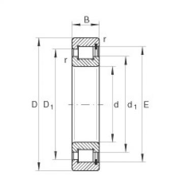 FAG Cylindrical roller bearings - SL182915-XL