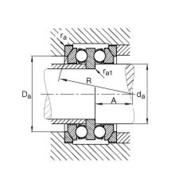 FAG Axial deep groove ball bearings - 54315 + U315