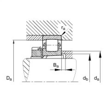 FAG Barrel roller bearings - 20216-K-TVP-C3 + H216