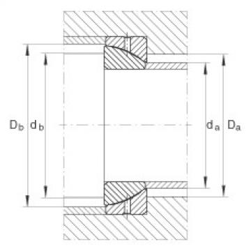 FAG Angular contact spherical plain bearings - GE60-SX