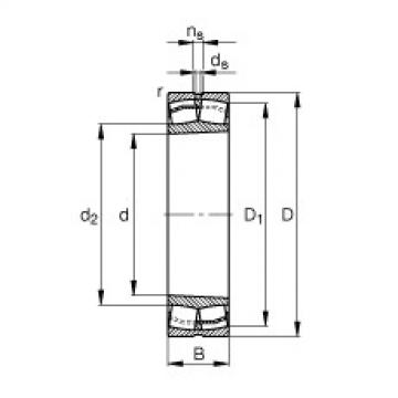 FAG Spherical roller bearings - 21311-E1-XL-K