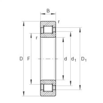 FAG Cylindrical roller bearings - SL192314-XL