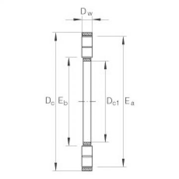 FAG Axial cylindrical roller and cage assembly - K89315-TV