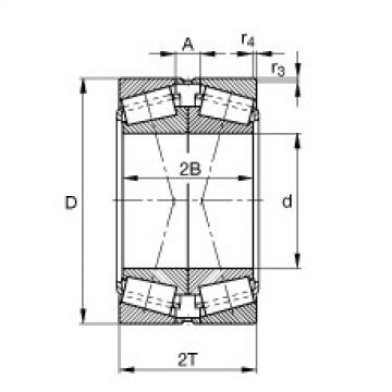 FAG Tapered roller bearings - 31313-XL-DF-A80-120