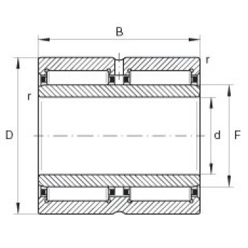 FAG Needle roller bearings - NA69/32-ZW-XL