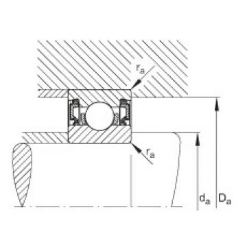 FAG Deep groove ball bearings - 61813-2RZ-Y