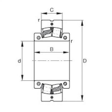 FAG Spherical roller bearings - 222SM85-TVPA