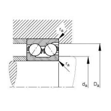 FAG Angular contact ball bearings - 3218