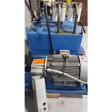 Hydra-Power Hydraulic Pump Unit with 50 HP Motor, 175 gal. Tank 230/460 volt