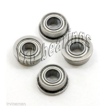 4 Flanged Balls Bearing SLOT CAR 1/8&#034; 1/4&#034;Ceramic Ball