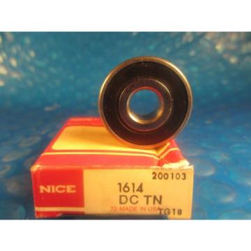 NICE, 1614DCTN, 1614 DCTN, Single Row Radial Bearing