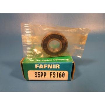 Fafnir S5PP, FS160 Single Row Radial Bearing, Double Sealed (Timken, Torrington)