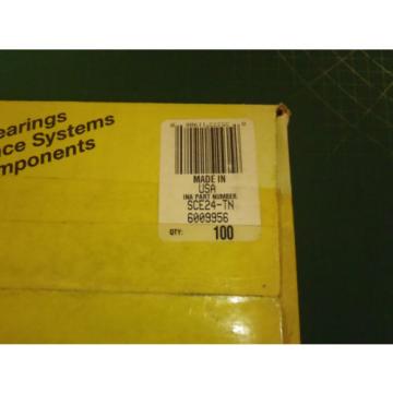 Lot of 100: Bearing SCE24TN Radial Roller Ball Bearings !98E!