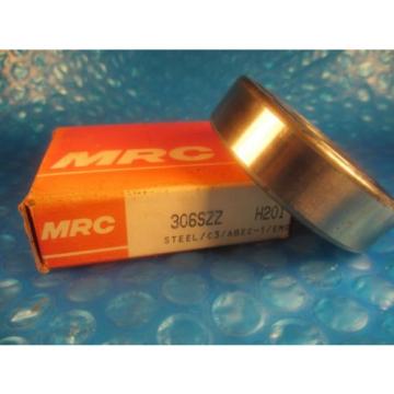 MRC 306SZZ, 306 SZZ, Single Row Radial Bearing(=2 SKF,NSK 6306 2RS,Fafnir 306PP)