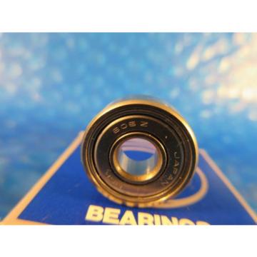 NSK 606ZZ, 606 ZZ Single Row Radial Bearing; 6 mm ID x 17 mm OD x 6 mm Wide