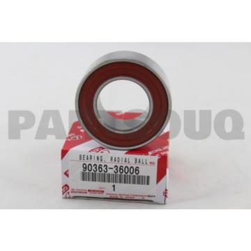 9036336006 Genuine Toyota BEARING, RADIAL BALL 90363-36006