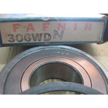 NEW IN BOX FAFNIR 306WD SINGLE ROW BALL BEARING 30 X 72 X 19 Radial &amp; Deep Groov