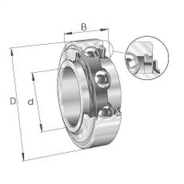 209-KRR INA Radial insert ball bearings 2..-KRR, cylindrical outer ring, inner r