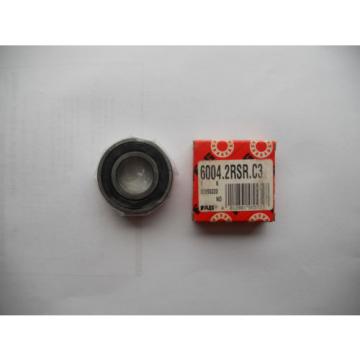 NEW FAG 6004 2RSR C3 Single Row Radial Bearings 20 x 42 x 12 mm 60042RSRC3 ball